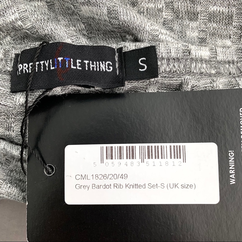 ❌SOLD❌NWT Pretty Little Thing Bardot Knit Top - Picture 6 of 6
